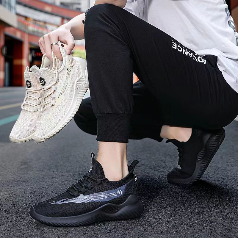 Chaussures de running à lacets en mesh respirant pour homme detail 4