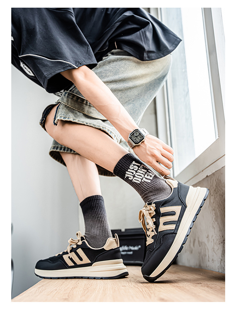 Zapatillas de deporte casuales transpirables de hombre con cordones detail 15
