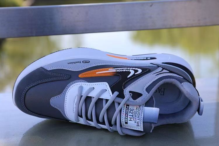 Casual herenschoenen met plateauzool en kleurvlakken detail 13