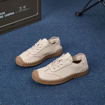 Men's Soft Leather Lace-Up Casual Shoes detail 4