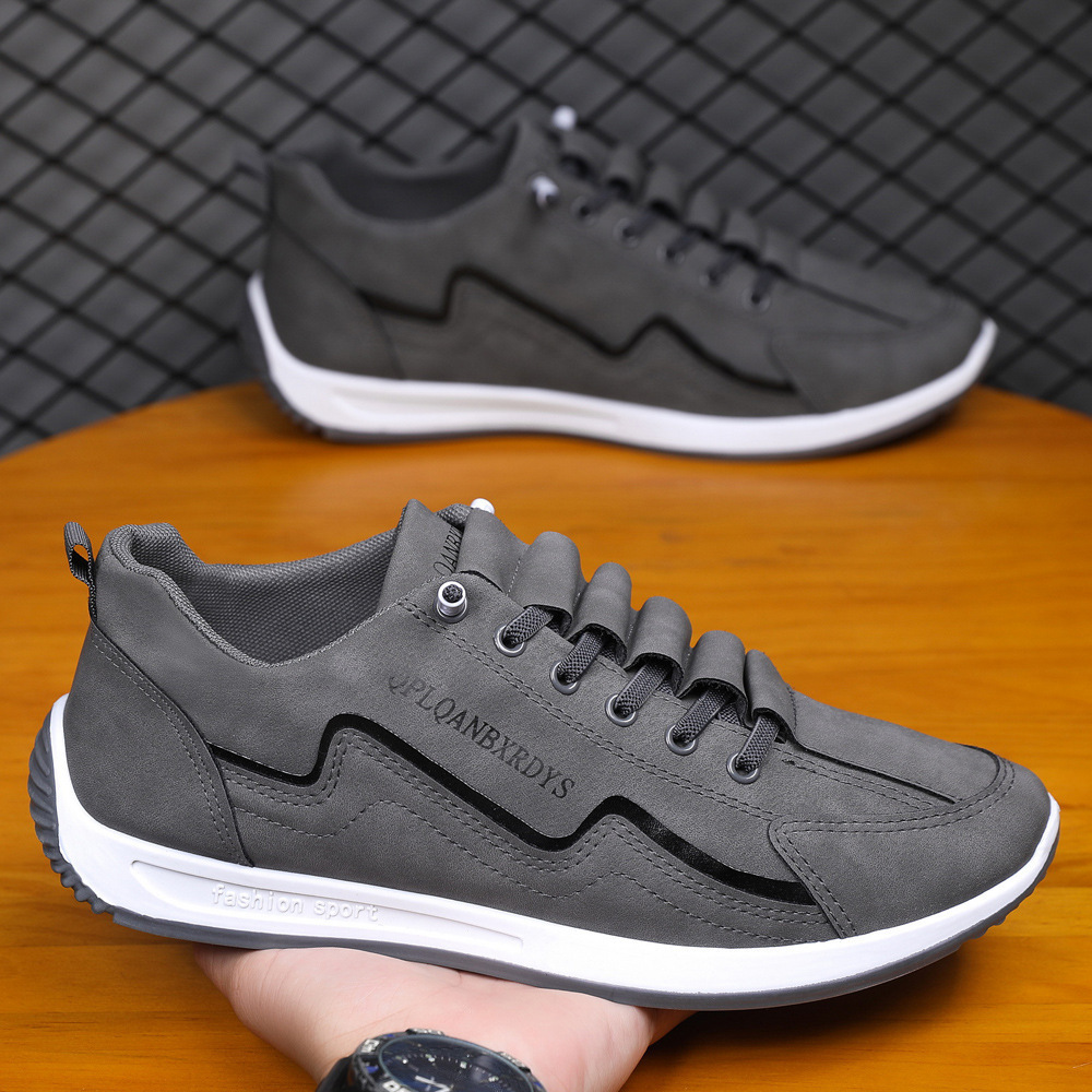 Men's Non-Slip Cushioned Lace-Up Casual Shoes 4