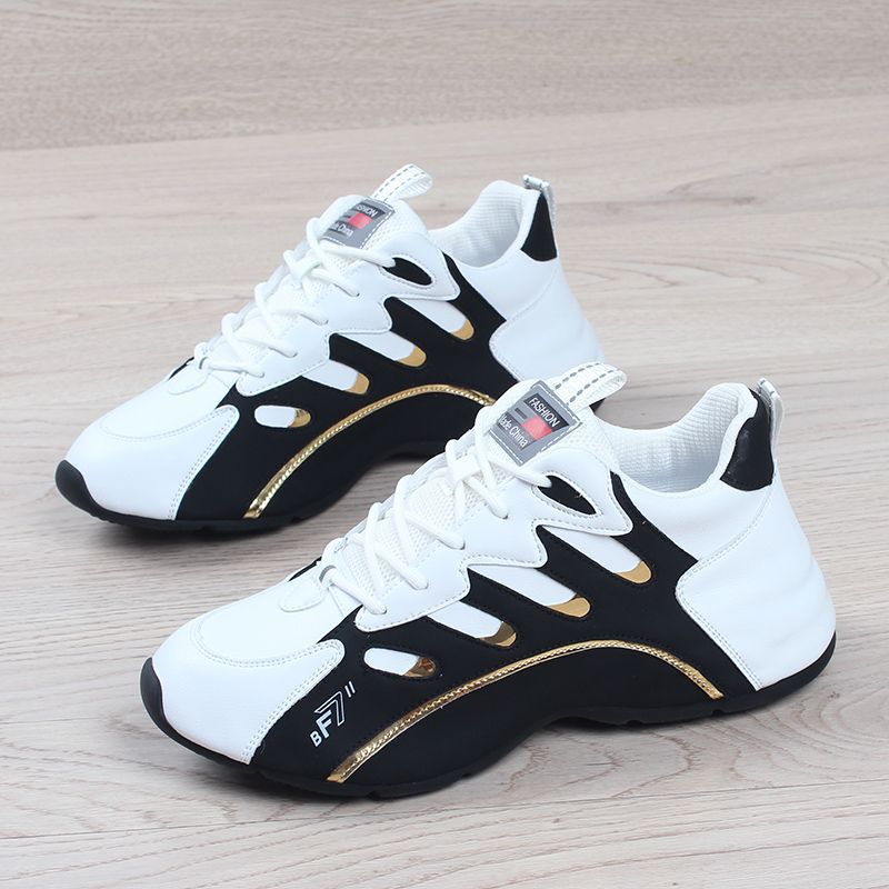 Men's Colorblock Cushioned Lace-Up Casual Sneakers detail 3