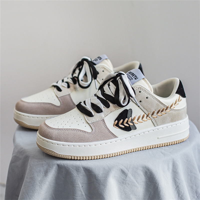 Beige White