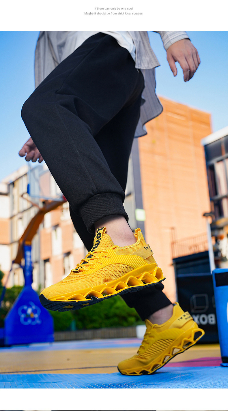 Atmungsaktive gedämpfte Laufschuhe für Herren detail 4