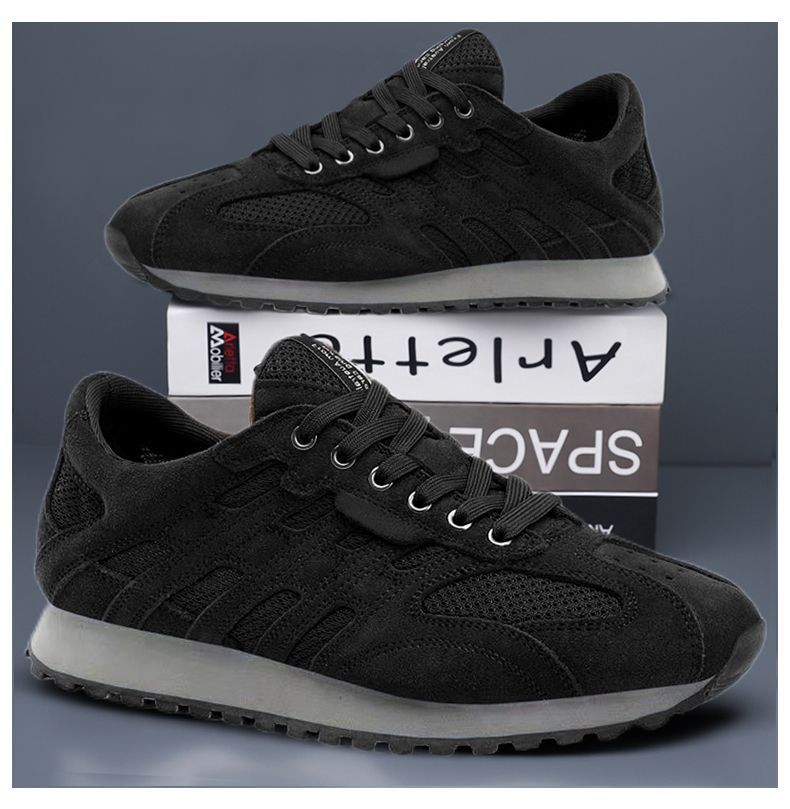 Men's Breathable Mesh Vintage Lace-Up Sneakers detail 8