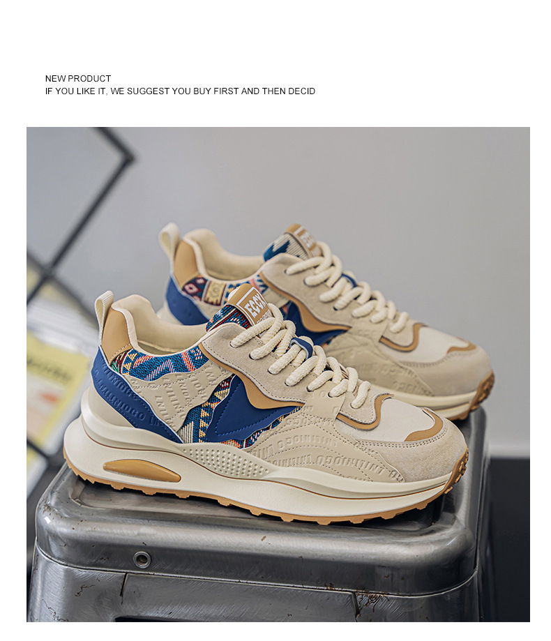 Zapatillas de deporte casuales para hombre estilo étnico detail 5