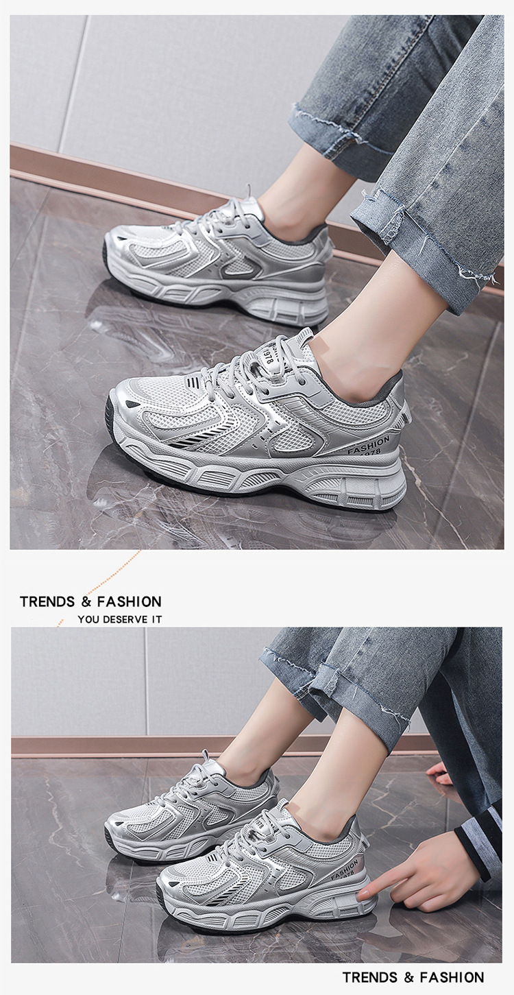 Sneakers chunky da donna traspiranti e ammortizzate detail 5