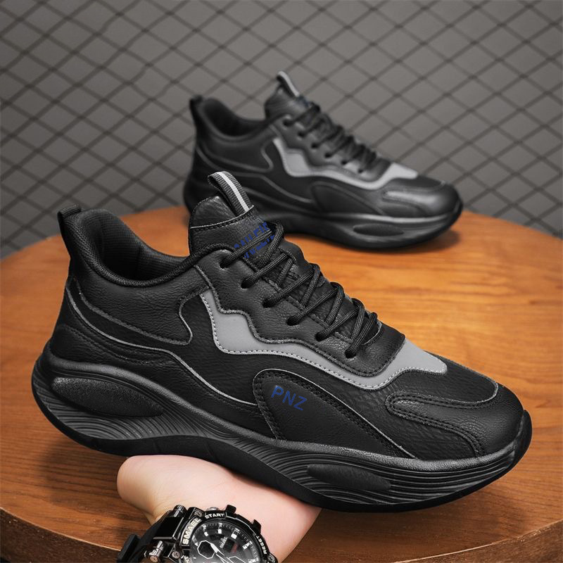 Gepolsterte Plateau-Sneaker für Herren mit Schnürung 5