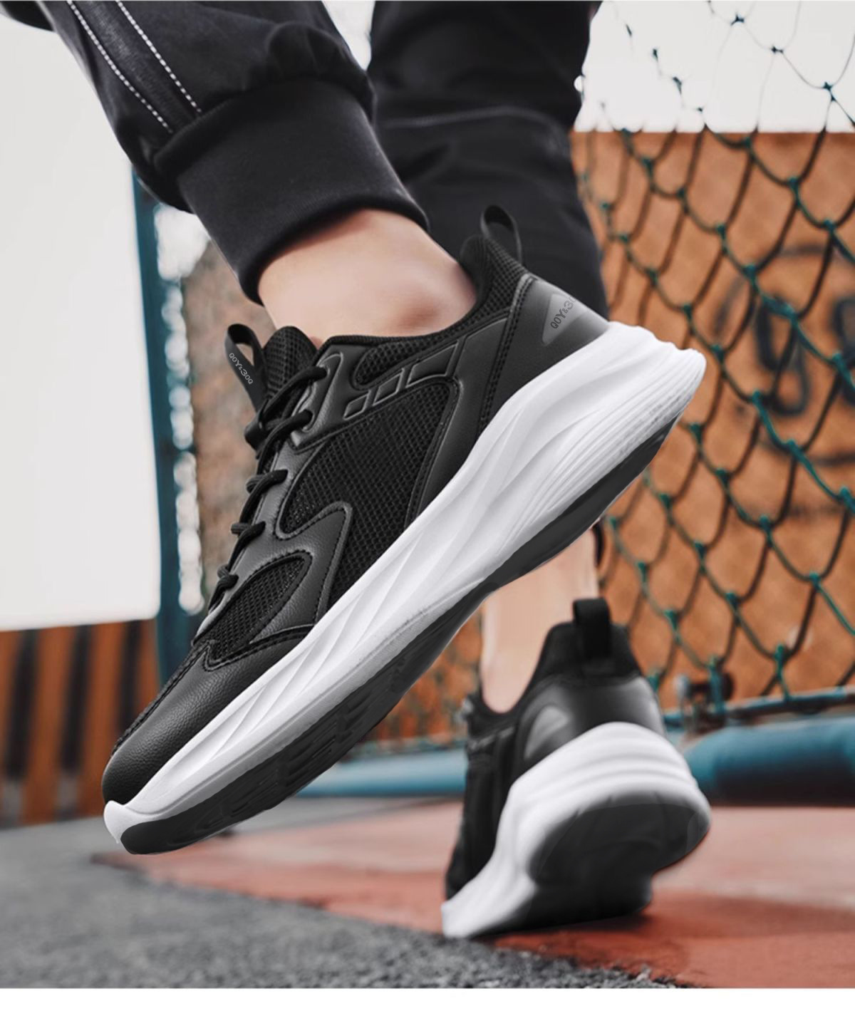 Unisex atmungsaktive gedämpfte Laufschuhe aus Mesh detail 8