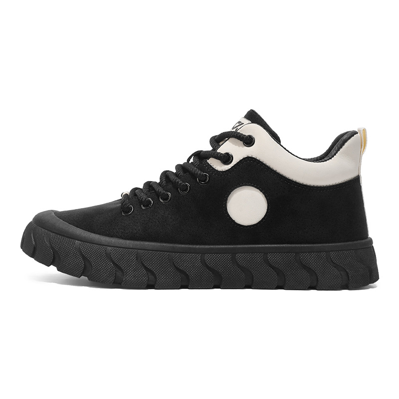 Men's Colorblock Non-Slip Platform Casual Shoes 6