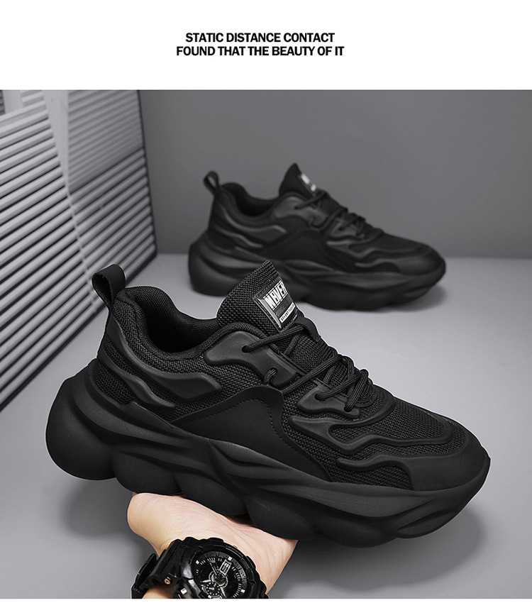 Men's Breathable Cushioned Platform Casual Shoes detail 7
