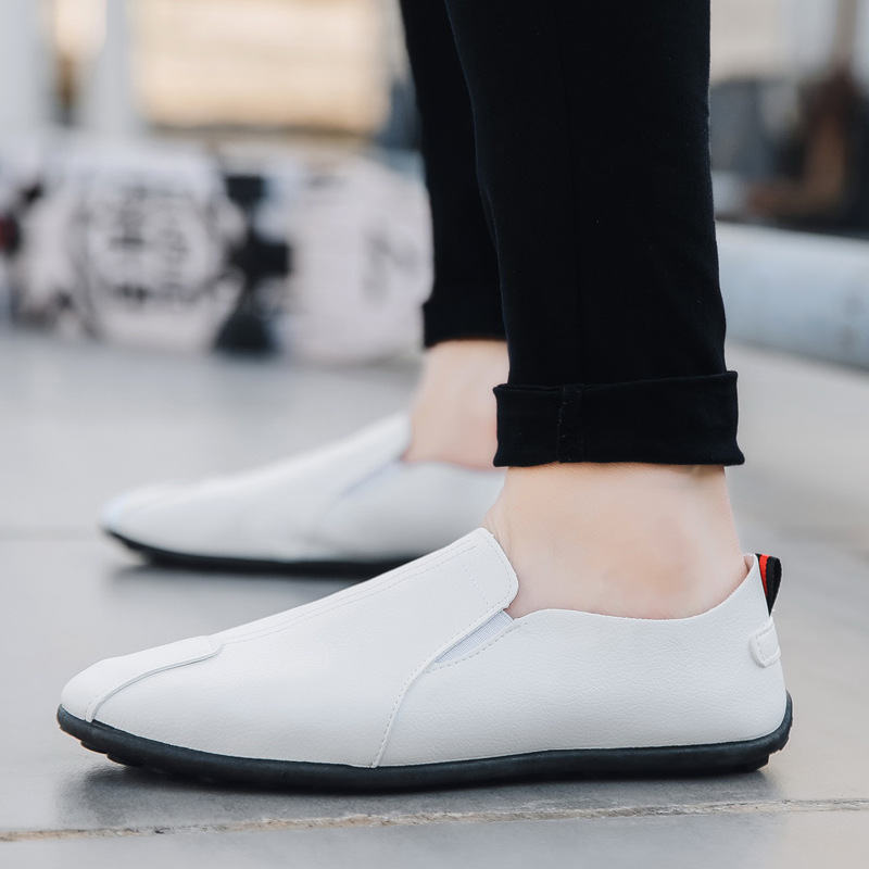 Men's Lightweight Slip-On PU Leather Casual Shoes 4