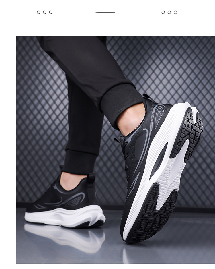 Atmungsaktive gedämpfte Herren-Laufschuhe detail 10