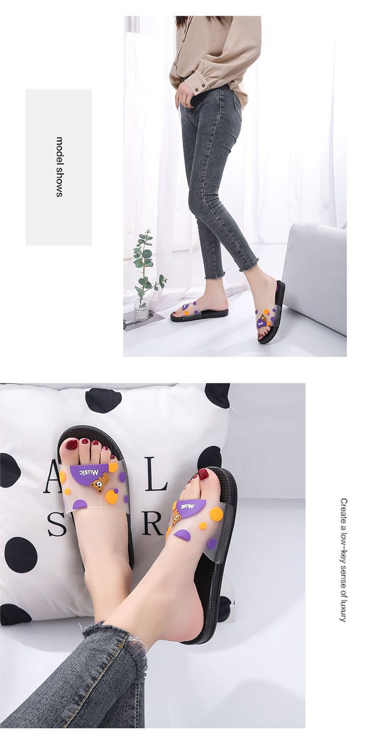 Pantofole aperte da donna leggere e impermeabili detail 3