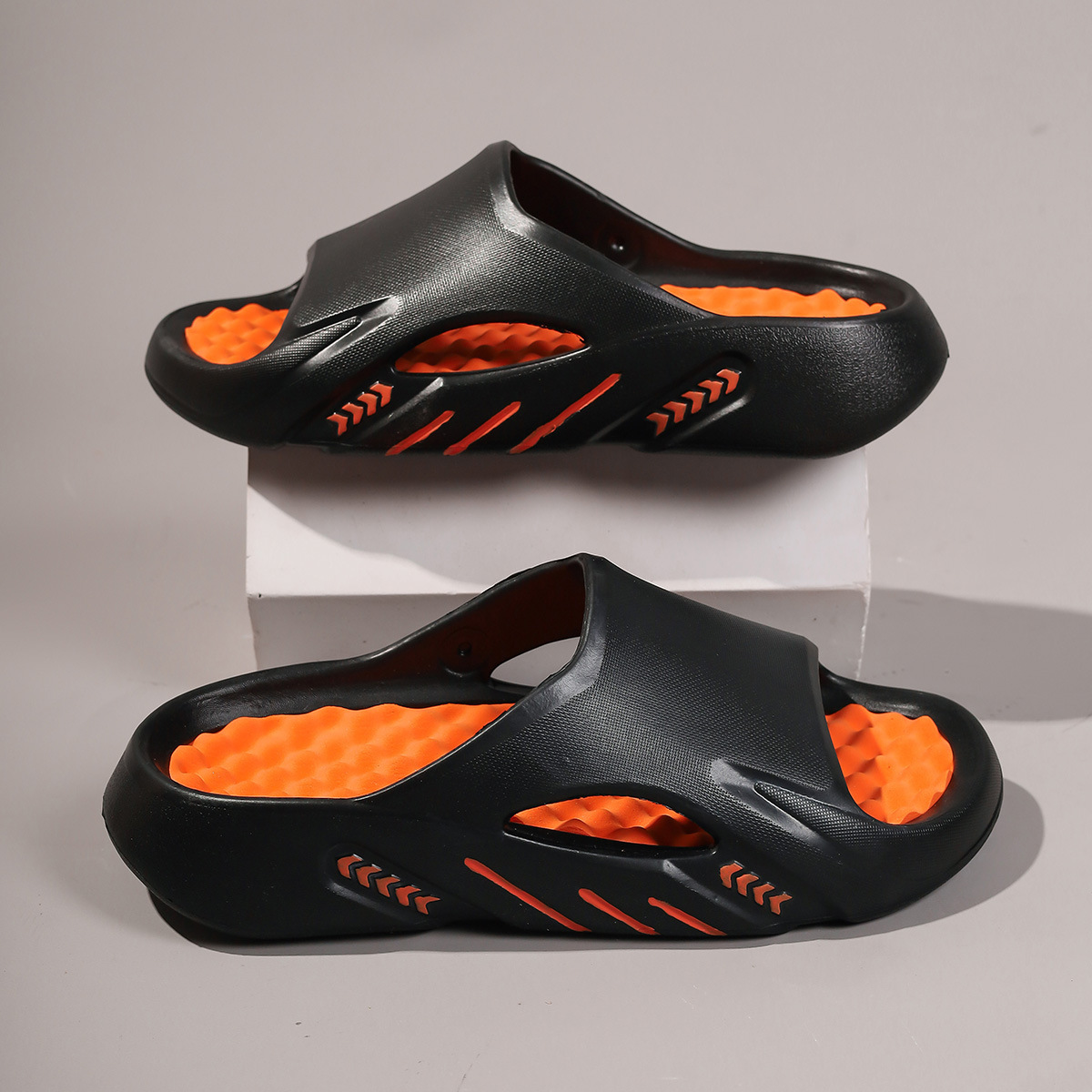 Pantofole unisex imbottite e leggere in EVA a punta aperta detail 14