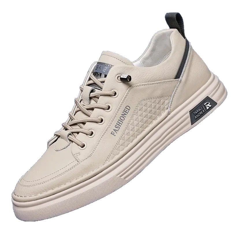Chaussures casual à lacets en cuir PU pour homme 6