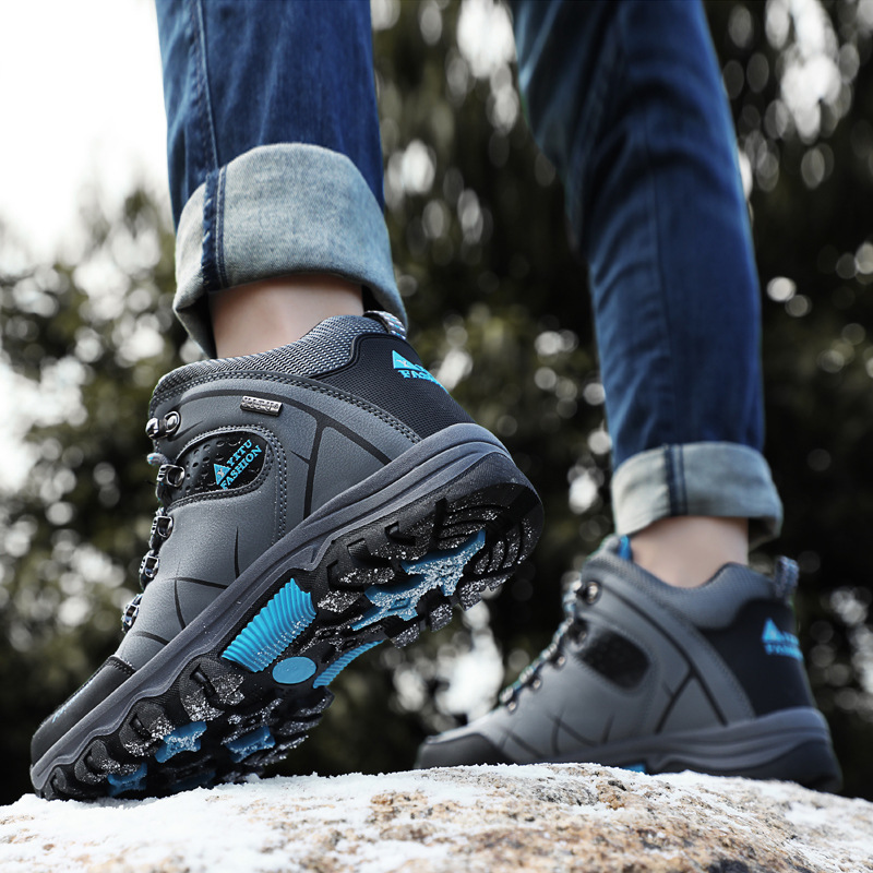 Rutschfeste Schnür-Wanderstiefel für Herren detail 5