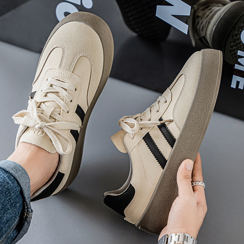 Men's Retro Colorblock Platform Skate Shoes 4