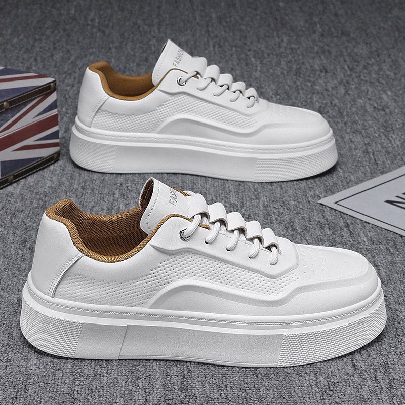 Klobige Schnür-Sneaker für Herren mit Plateausohle, Freizeitschuhe 5