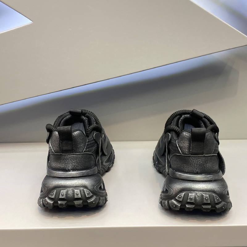 Unisex Plateau Sneaker Schnürschuhe Freizeitschuhe mit dicker Sohle detail 4