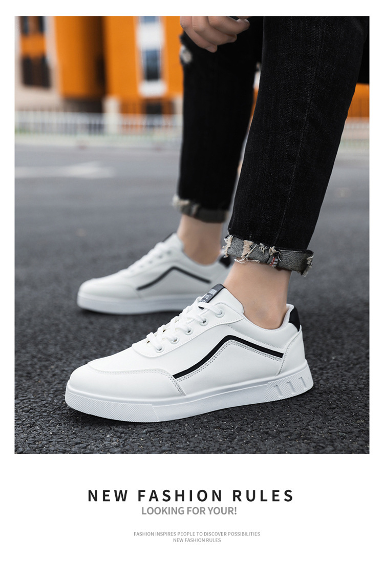 Men's Colorblock Lace-Up Casual Shoes detail 1