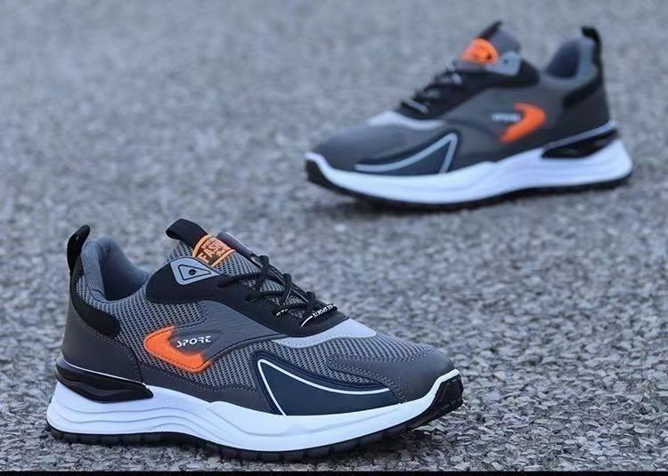 Atmungsaktive gedämpfte Sportschuhe für Herren aus Mesh detail 5
