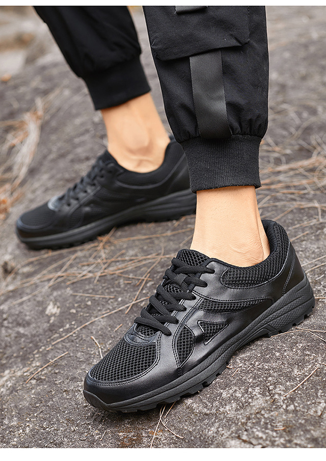 Atmungsaktive, rutschfeste Herren-Sportschuhe zum Schnüren detail 5