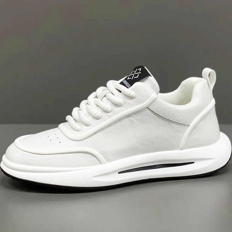 Men's Cushioned Platform Lace-Up Casual Shoes detail 7