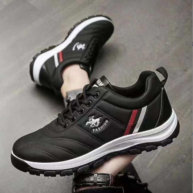 Knight leather shoes black