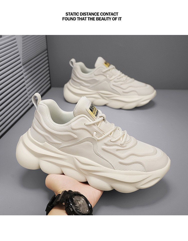 Men's Breathable Cushioned Platform Casual Shoes detail 9