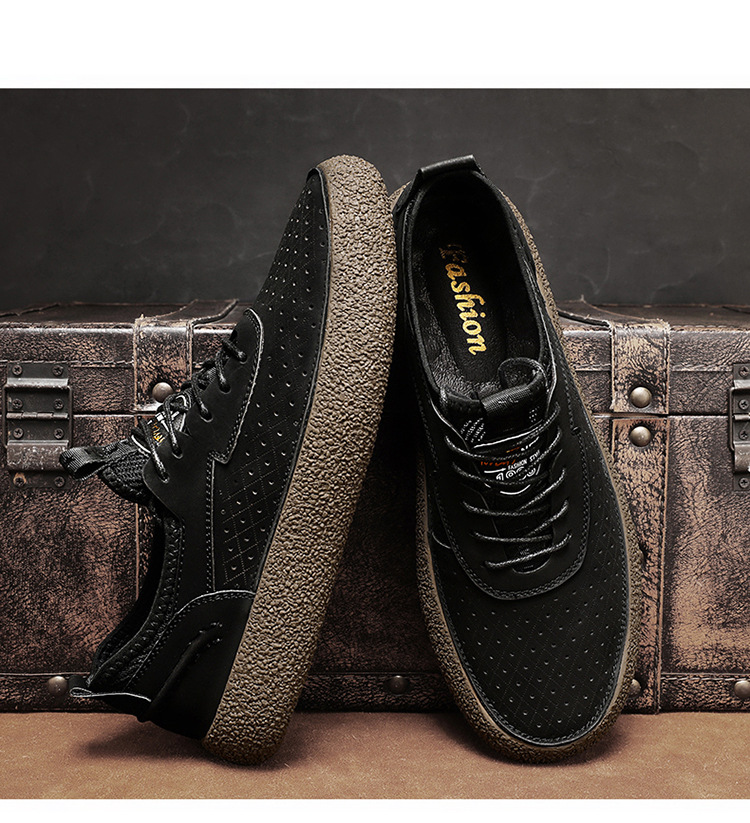 Atmungsaktive Freizeitschuhe für Herren mit Schnürung detail 9