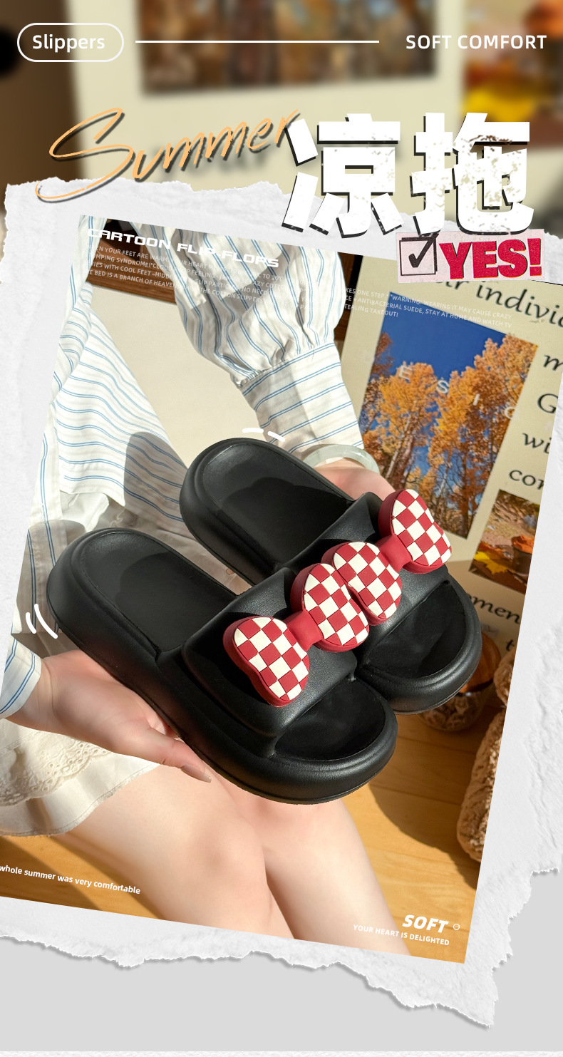 Pantofole con plateau leggere e ammortizzate da donna detail 1