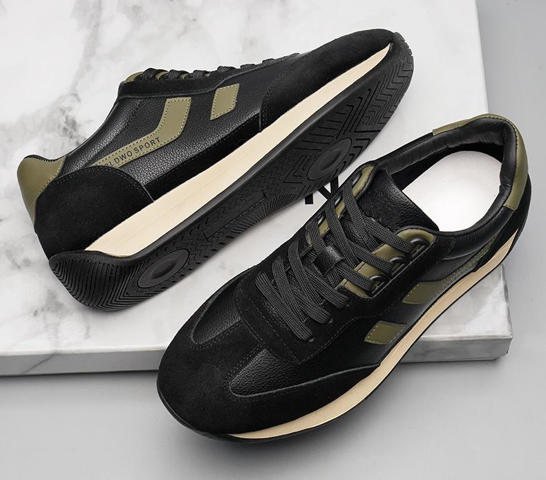 Men's Vintage Cushioned Lace-Up Casual Sneakers detail 6