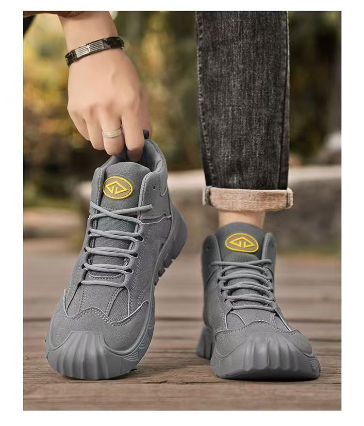 Bottes outdoor antidérapantes à lacets pour hommes detail 10