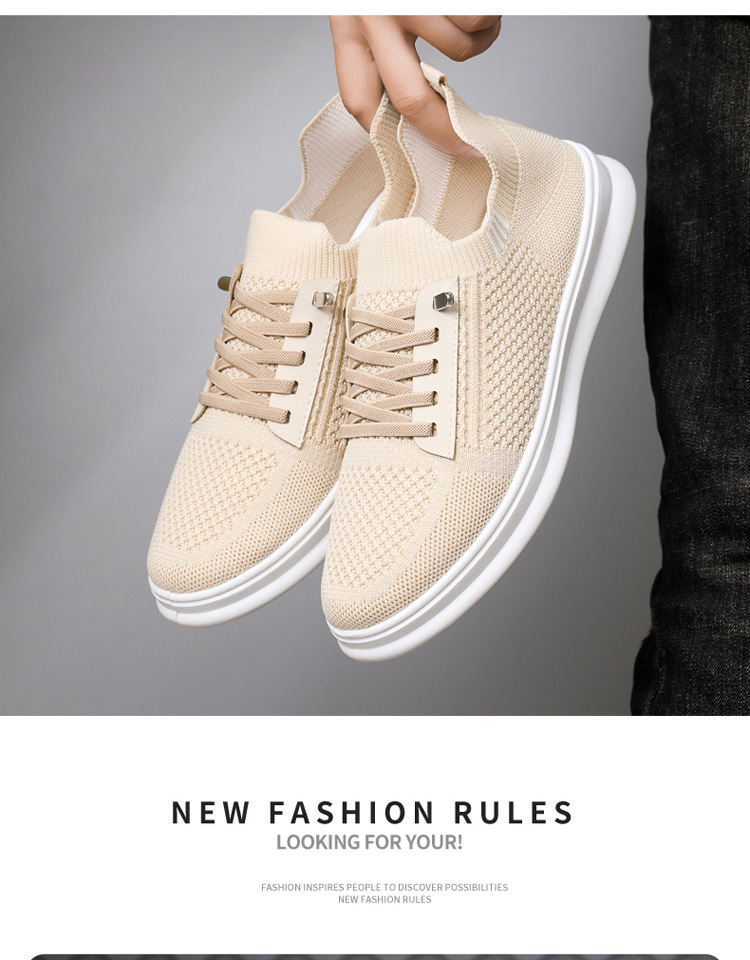 Scarpe casual da uomo traspiranti e leggere in mesh detail 2