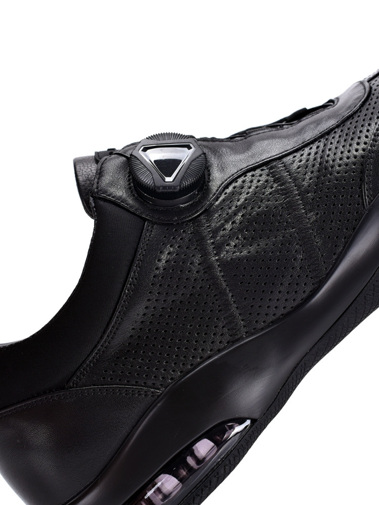 Atmungsaktive Leder-Freizeitschuhe mit Dämpfung für Herren detail 7