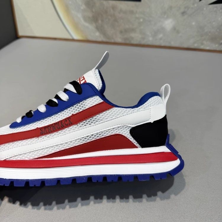 Unisex Breathable Mesh Colorblock Sneakers detail 8