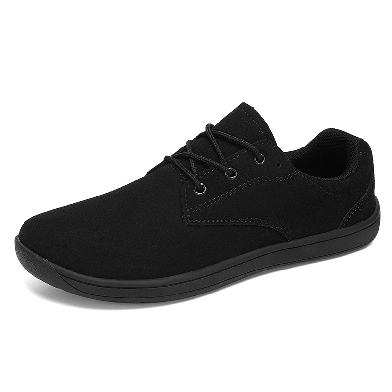 Scarpe casual basse stringate da uomo in pelle scamosciata 5