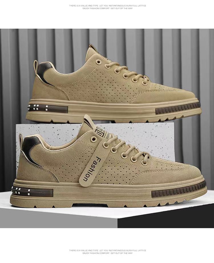 Atmungsaktive Herren-Freizeitschuhe zum Schnüren detail 3