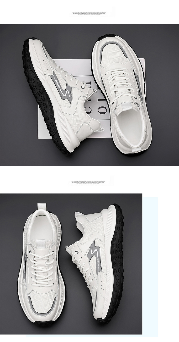 Sneakers casual da uomo stringate, traspiranti e ammortizzate detail 2