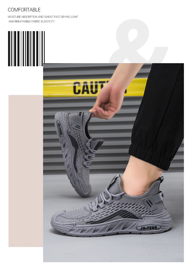 Men's Breathable Lightweight Mesh Running Shoes detail 4