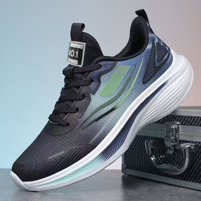 Ademende mesh hardloopschoenen met demping voor heren detail 3