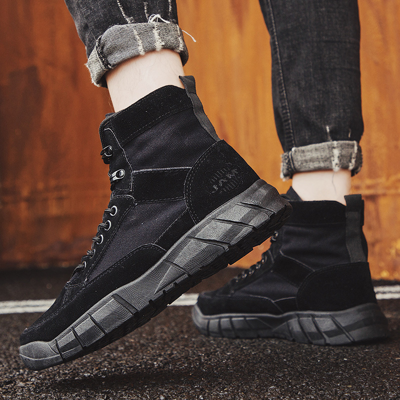 Rutschfeste Canvas-Schnürstiefel für Herren – Outdoor 3