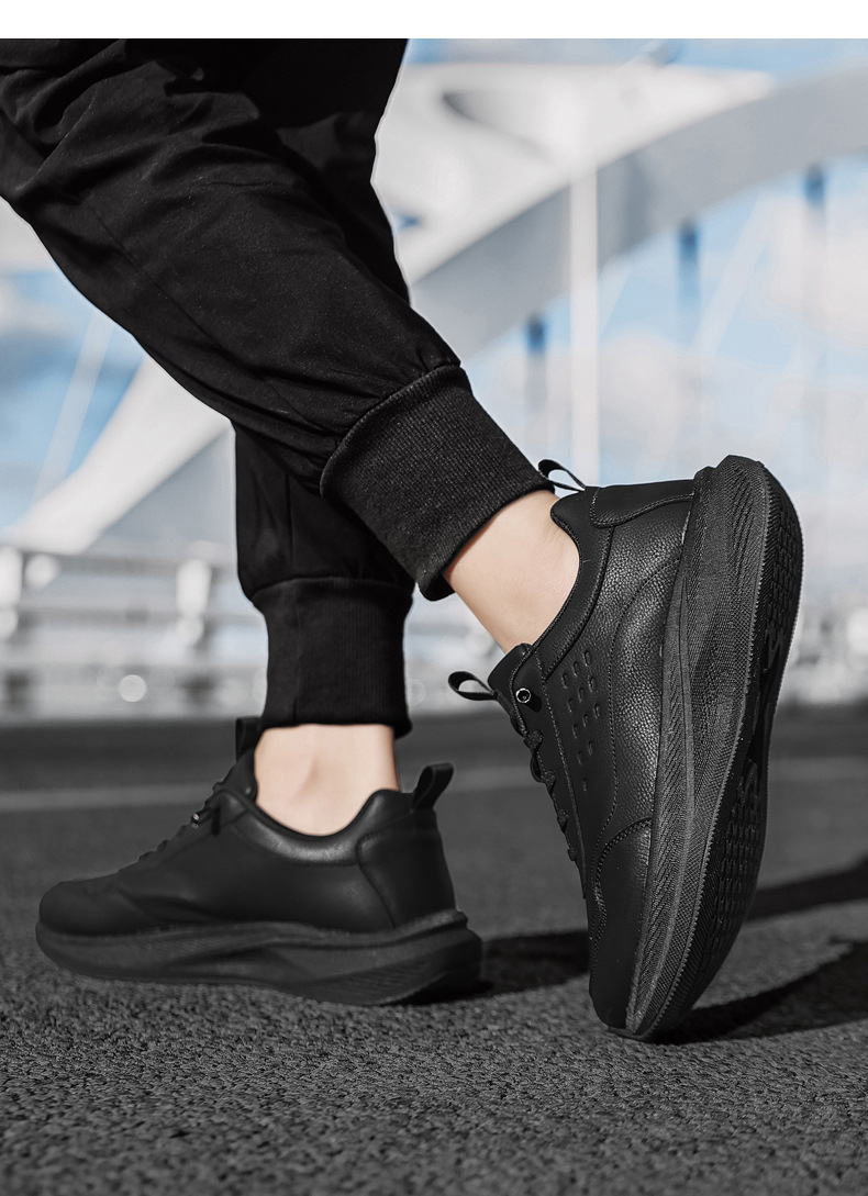 Chaussures casual à plateforme et lacets pour homme avec amorti detail 6