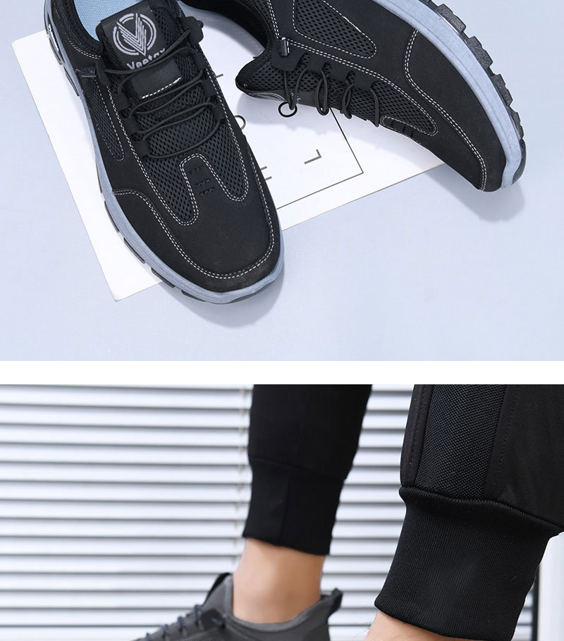 Atmungsaktive, leichte Herren-Freizeitschuhe für draußen detail 4