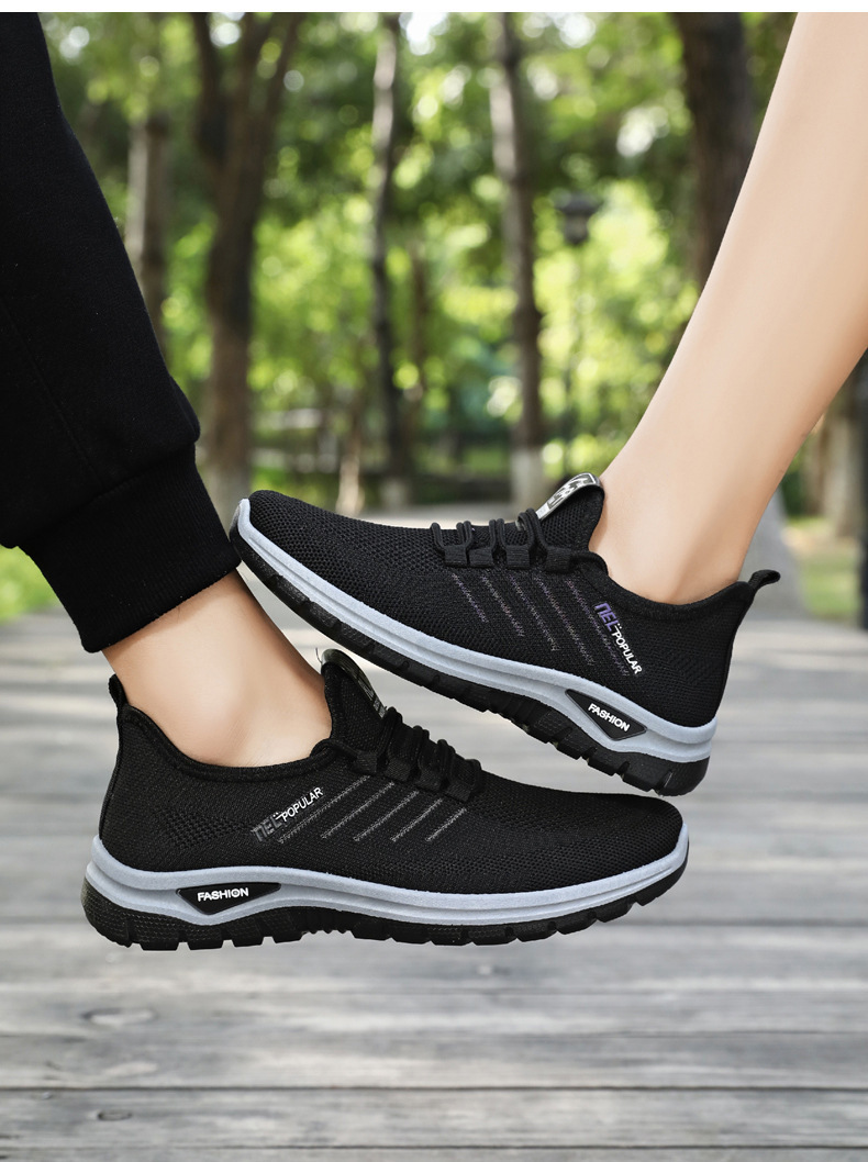 Women's Breathable Knit Lightweight Casual Sneakers detail 3