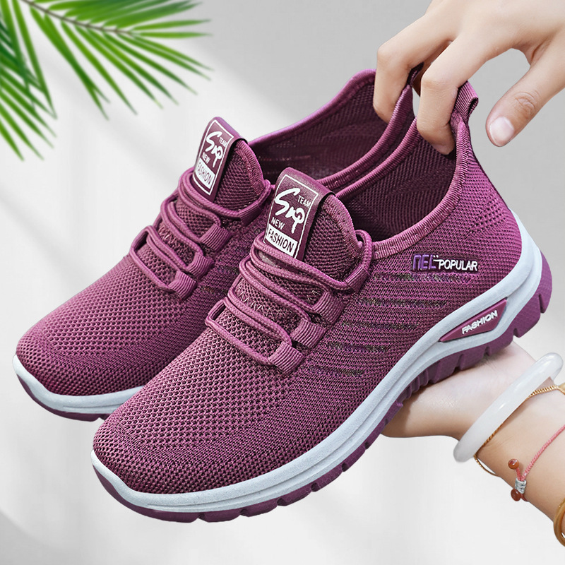 Women's Breathable Knit Lightweight Casual Sneakers 3