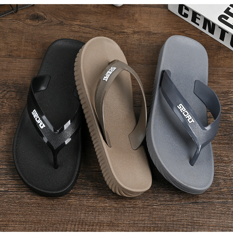 Men's Lightweight Waterproof Beach Flip-Flops detail 1