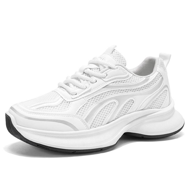 Atmungsaktive Plateau-Sneaker für Herren mit Schnürung 6
