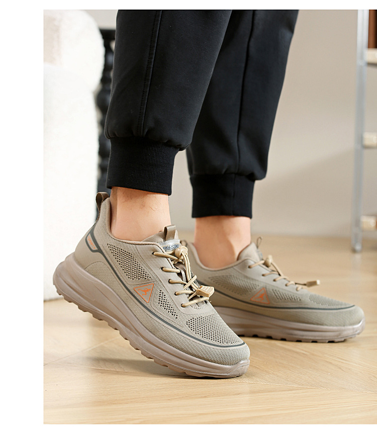 Lichte en ademende mesh hardloopschoenen voor heren detail 14